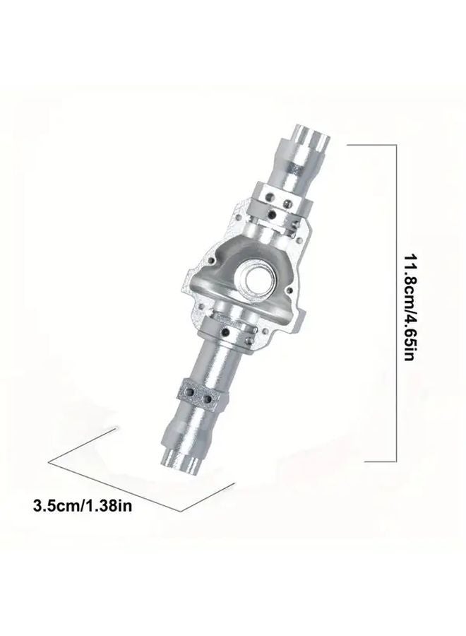 Silvery Aluminum Gearbox Housing For Redcat GEN8 AXE Scout II RER11405 Durable Lightweight - Image 3