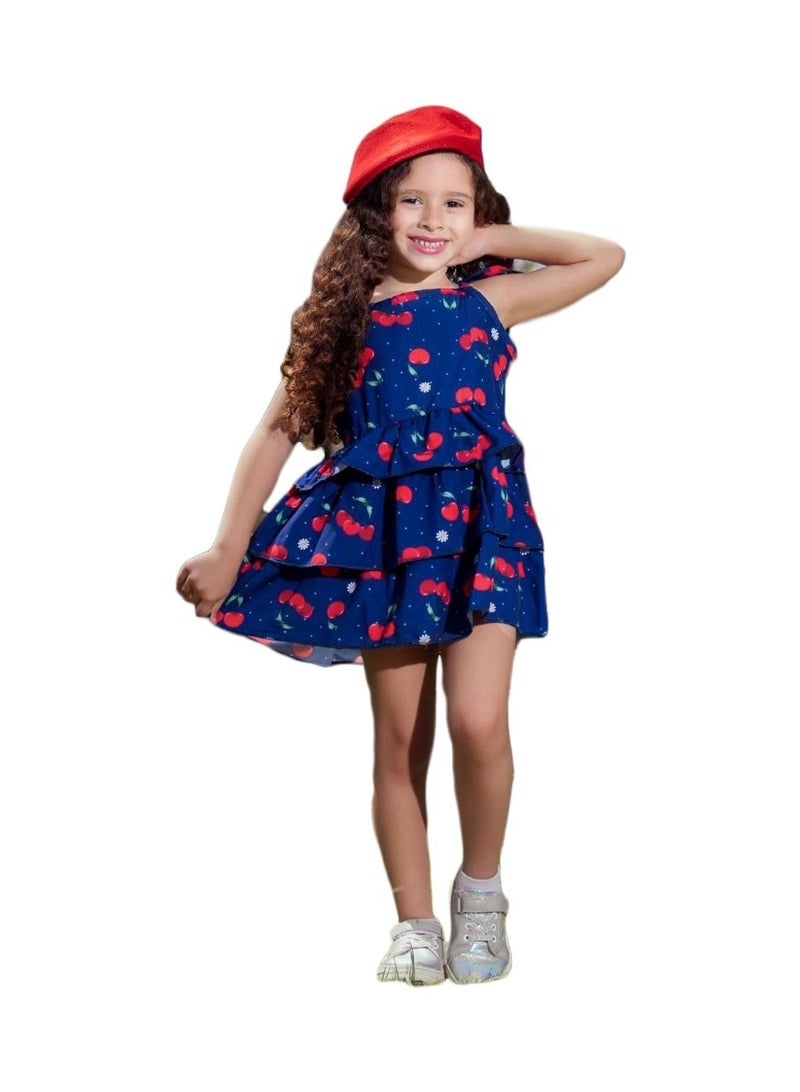 فستان بناتى لاين كحلي - Image 1