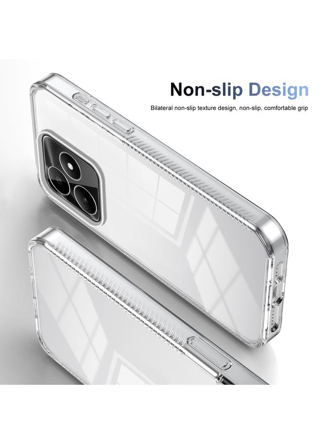 اس-توب جراب لهاتف Realme C53، جراب هاتف هجين من مادة TPU من الأكريليك الشفاف المقاوم للانزلاق، مقاس 2.5 مم - Image 4