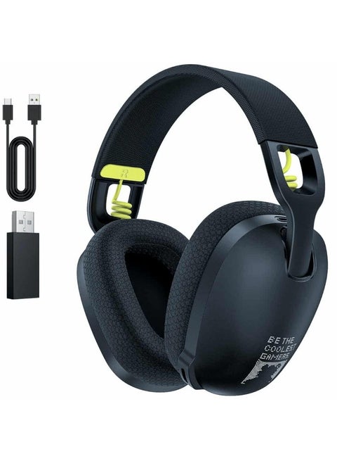 سماعة ONIKUMA B2 ثلاثية الاتصال (سلكي + بلوتوث + 2.4G) بدرايفر 40 مم – لون أسود