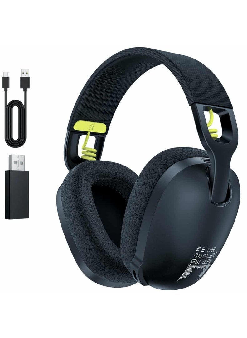 أونيكوما سماعة ONIKUMA B2 ثلاثية الاتصال (سلكي + بلوتوث + 2.4G) بدرايفر 40 مم – لون أسود - Image 1