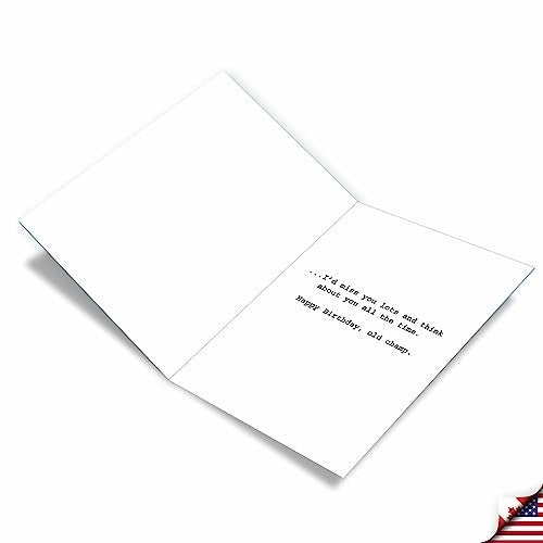 NobleWorks Jumbo Hysterical Birthday Greeting Card 8.5 x 11 Inch with Envelope (1 Pack) Large Jumbo Bday One Parachute J0936 - Image 2