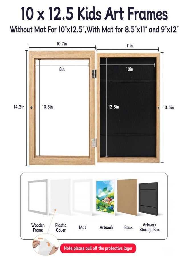 wesellcan إطارات فنية للأطفال قابلة للتغيير من ويسيلكان (عبوة من قطعتين) - إطار فني للأطفال، مقاس 10 × 12.5 بوصة، إطارات فنية بفتحة أمامية لفن الأطفال، إطارات صور لأعمال الأطفال الفنية، إطارات فنية للأطفال لعرض وتخزين المشاريع الفنية - Image 2