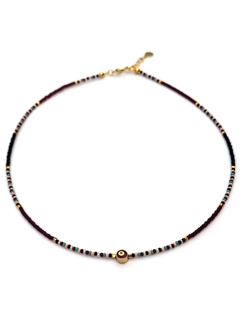 Alwan Necklace With Evil Eye  - Image 1