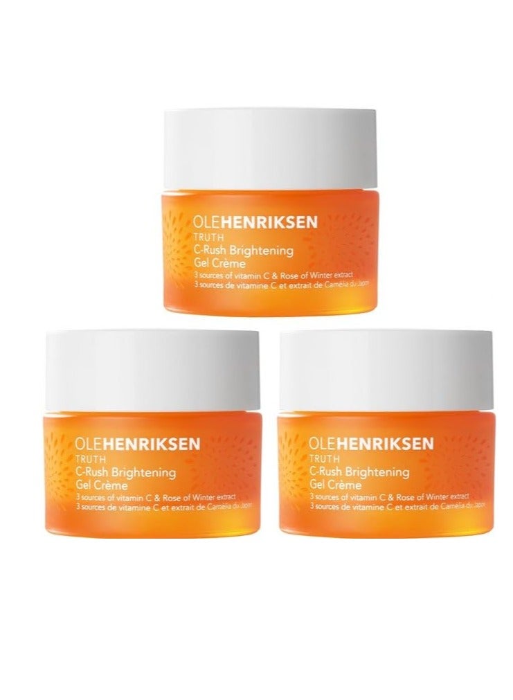 Ole Henriksen Ole Henriksen [SET OF 3] C-Rush Gel Creme Facial Moisturizer 15ml 0.5 fluid ounce Travel Size UNBOXED - Image 1