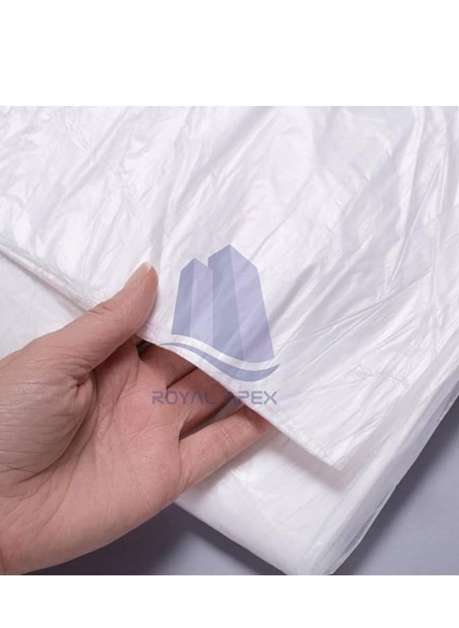 Biella Waterproof Anti-Dust 6Micron Plastic Drop Cloths Sheet Furniture Cover, Disposable Tarp For Painting For Couch (4X12.5M)  - Image 2