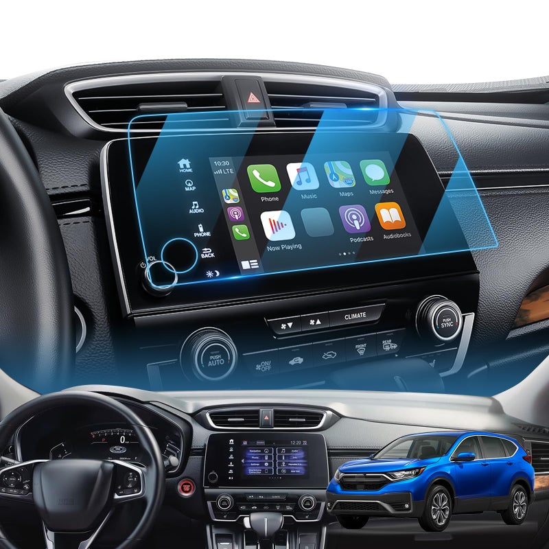 LFOTPP For 2017-2022 Honda CR-V Screen Protector 7" HD Tempered Glass for Infotainment Touchscreen, Anti-Scratch, Car Accessory (LX/EX/EX-L/Touring/Special Edition/Hybrid) - Image 1