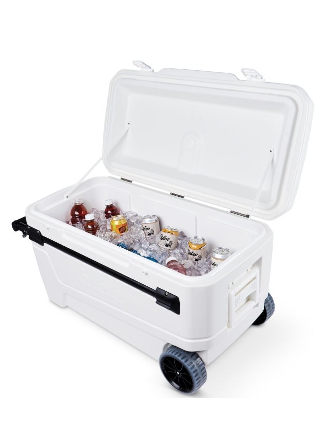 Igloo Sunset Glide 110 Qt Cooler Box - White  - Image 2