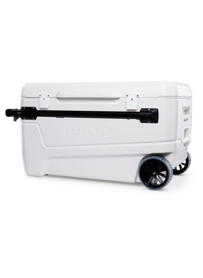 Igloo Sunset Glide 110 Qt Cooler Box - White  - Image 3