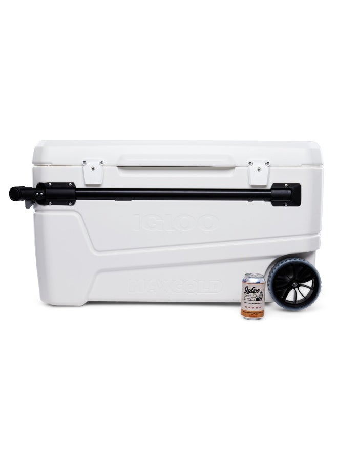 Igloo Sunset Glide 110 Qt Cooler Box - White  - Image 4