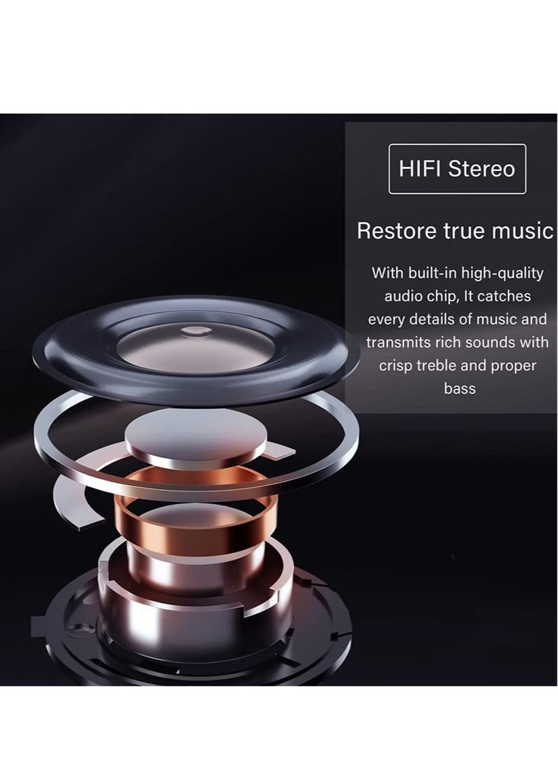 JAJEEK Wireless Earbuds, Air Pods Pro [MFi Certified] Bluetooth Earbuds Stereo Earphones, Bluetooth 5.3 In-Ear Earbuds with Charging Case, IPX7 Waterproof Bluetooth Headphones 30H Playtime, Compatible with iPhone/Android, Premium Sound Quality - Image 4