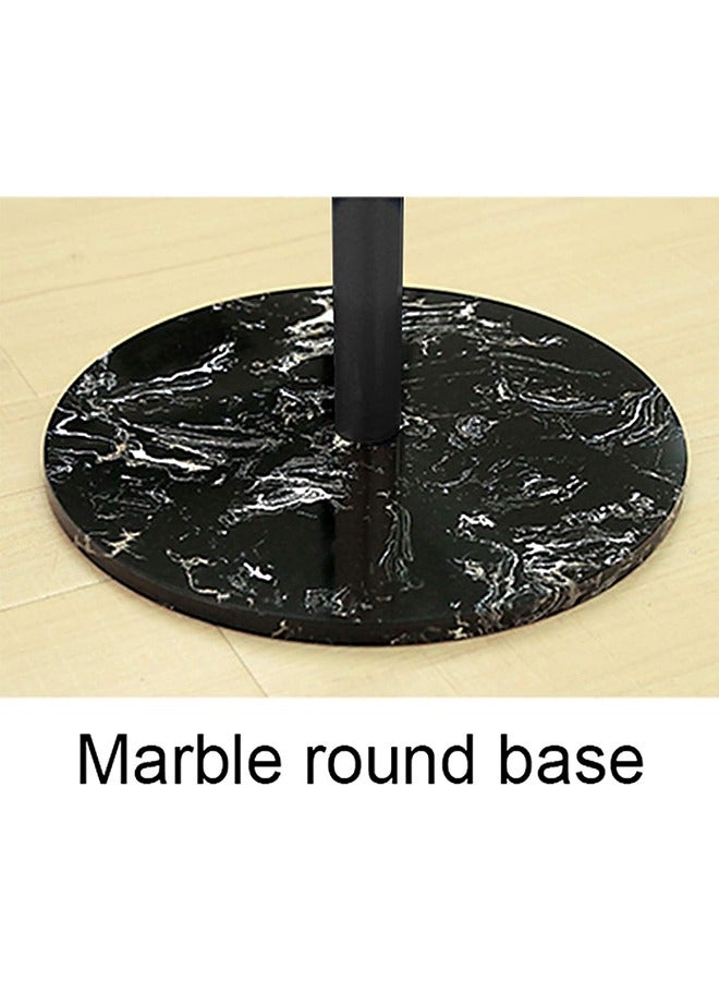 Loquat Coat Rack Marble Chassis 8 Hooks Super Easy Assembly NO Tools Required Hallway/Entryway Coat Hanger Stand for Clothes, Suits, Accessories (Black) - Image 3