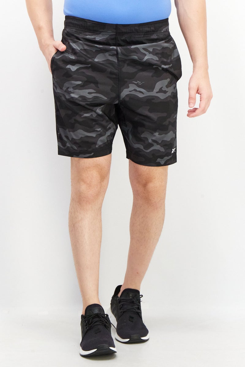 Reebok Men Sportswear Fit Outdoor Shorts, Khaki/Black  - Image 1