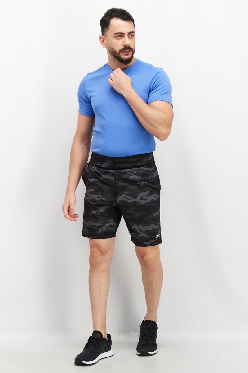Reebok Men Sportswear Fit Outdoor Shorts, Khaki/Black  - Image 4