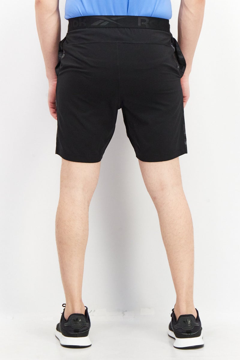 Reebok Men Sportswear Fit Outdoor Shorts, Khaki/Black  - Image 3