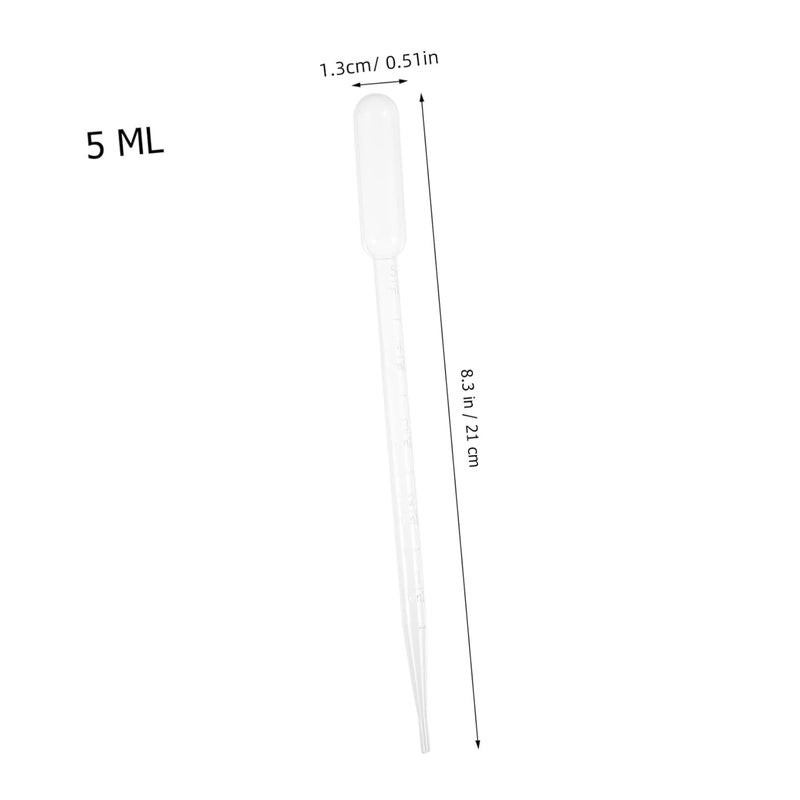 GARVALON 50pcs Disposable Plastic Graduated Transfer Pipettes for Essential Oils Cosmetics and Laboratory Use Accurate Liquid Measurement and Easy Grip - Image 2