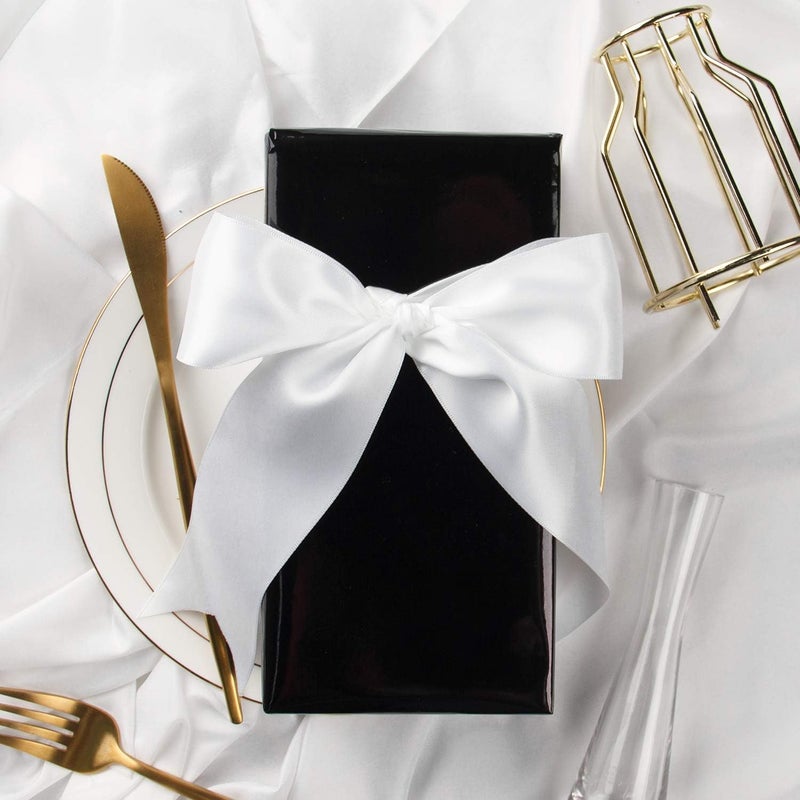 SUPERFAB™ Black Gloss Wrapping Paper Roll - Solid Color Paper Peel And Stick Self Adhesive Wallpaper for Birthday, Shower, Wedding, Congrats, and Holiday Size 15 inch Width X 40 inche length - Image 5