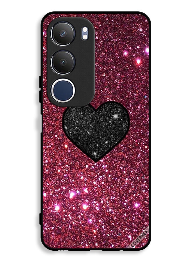Covernex Vivo Y19s 4G Protective Case Cover Heart In Glitters - Image 1