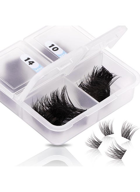 Lash Clusters Eye Lash Clusters Diy Lash Extensions Clusters Individual Lashes Eyelash Clusters Lash Clusters D Curl For Home Use 96 Pcs 0.07D 10 12 14 16Mm Mix (G09)
