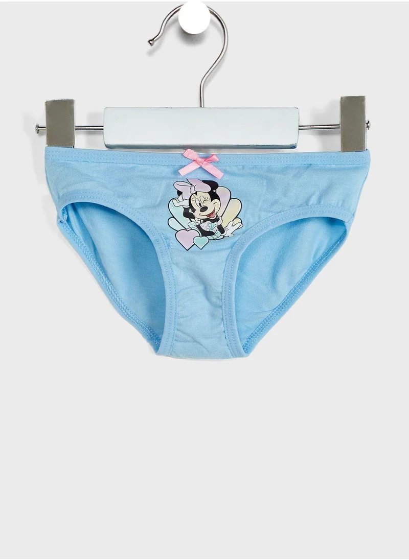Disney Kids 3 Pack Minnie Mouse Briefs