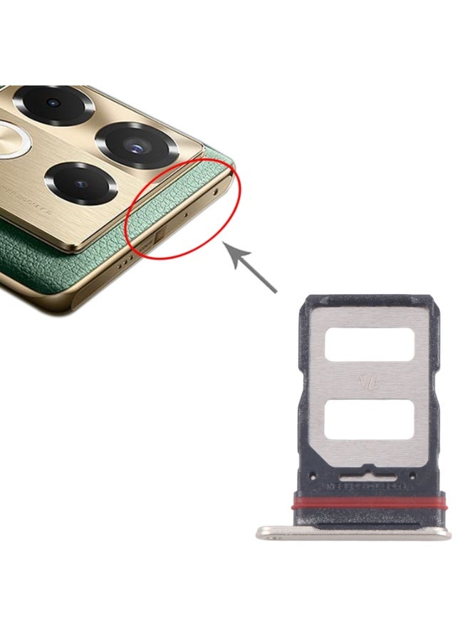 إيروريكس علبة شريحة SIM (5 قطع) لهاتف Infinix Note 40 Pro 4G X6850، فضي - Image 4