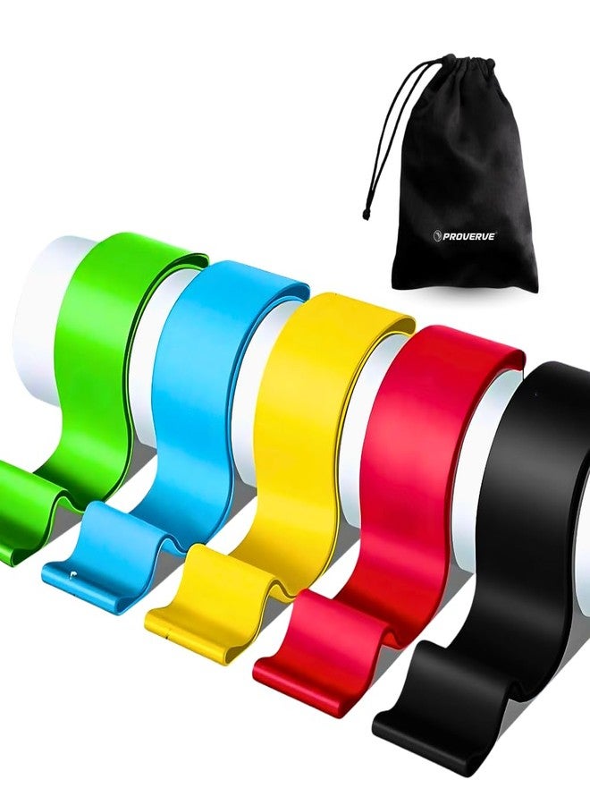 Proverve Loop Bands for Workout Set of 5 | Resistance Loop Natural Rubber Band for Men & Women | Therabands for Exercise, Stretching, Physical Therapy & Glute Training | Multi-Color Home & Gym Fitness - Image 1