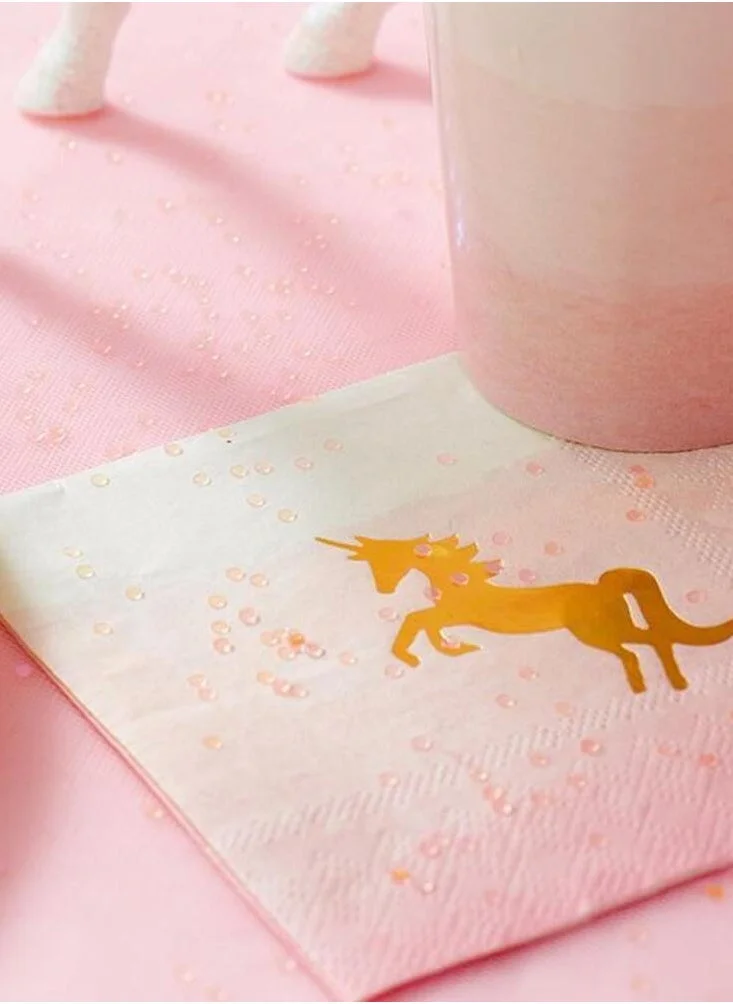 توكينج تيبلز We Heart Unicorns Cocktail Napkin