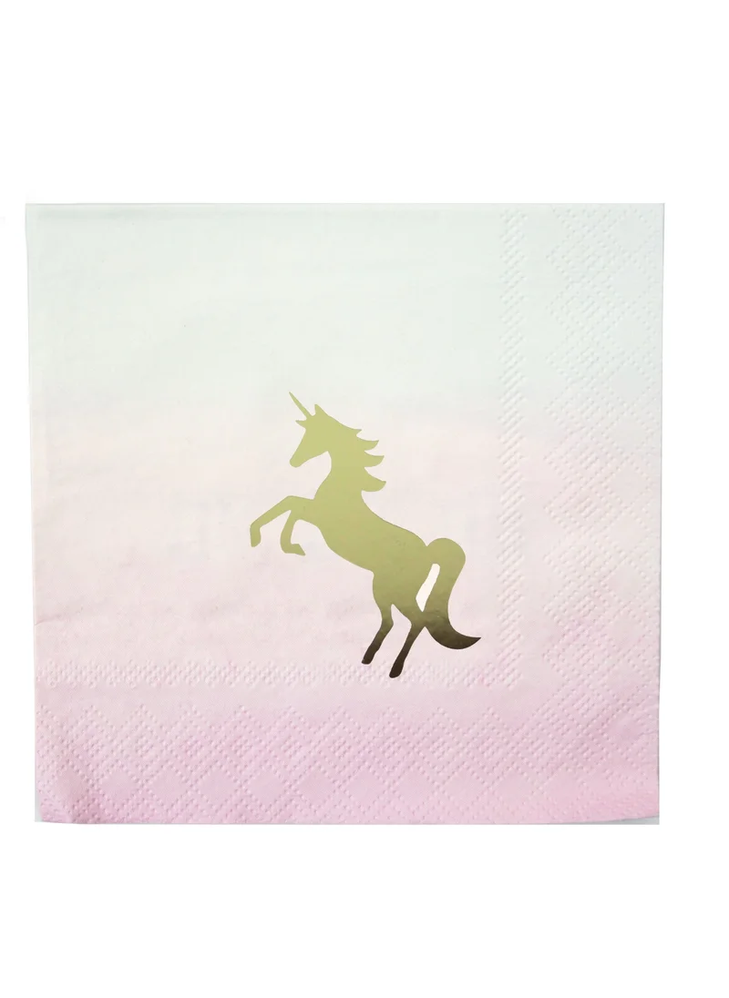 توكينج تيبلز We Heart Unicorns Cocktail Napkin