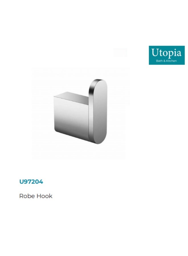 UTOPIA Robe Hook, Chrome(UK-Origin)