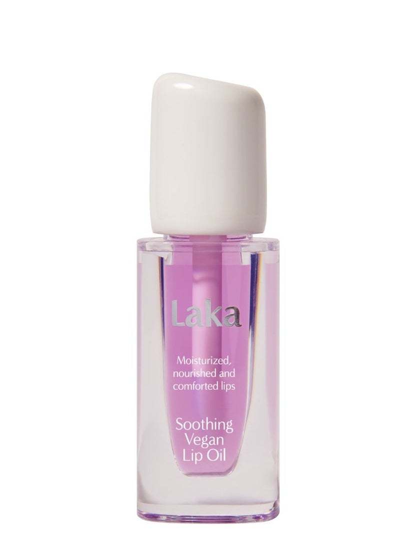 لاكا زيت الشفاه النباتي المهدئ من لاكا - لشفاه رائعة ومهدئة باللون الأرجواني 4.5 مل - Image 1