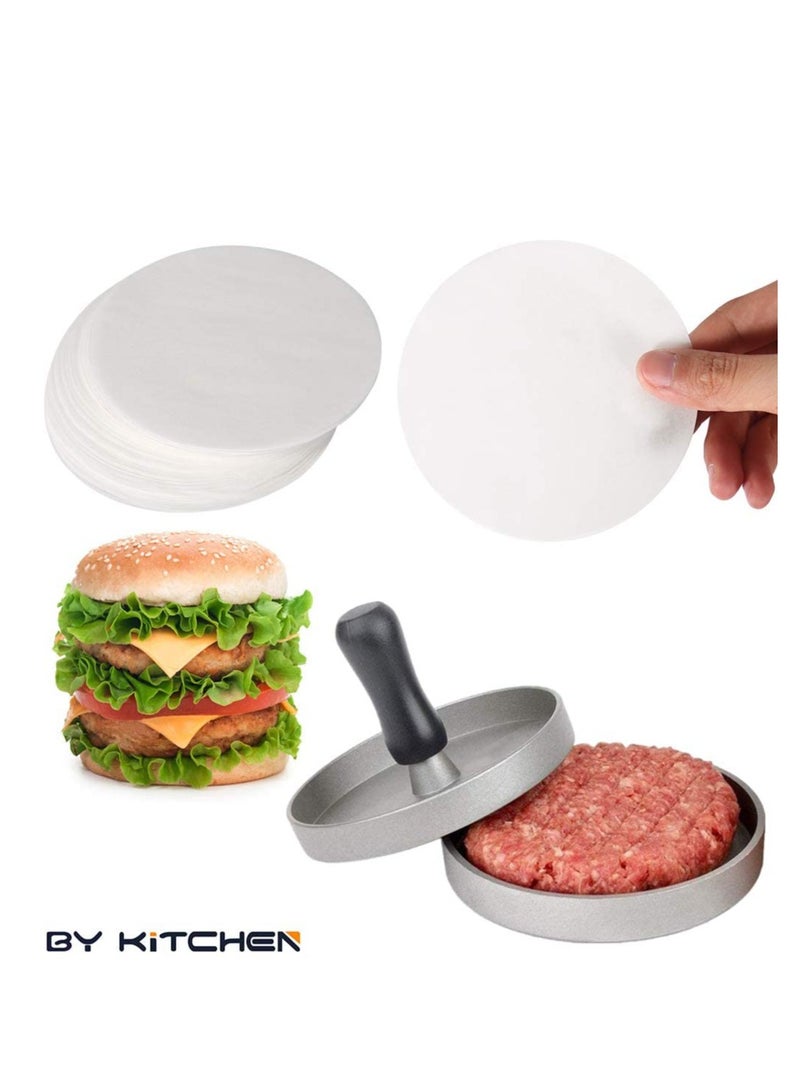 Burger Patty Paper Rounds for 4 4.5 Inch Burger Press Baking Parchment Rounds Hamburger Patty Paper Sheet for Separating Burger Patty Cookies and More 200pcs 4.5inch - Image 4
