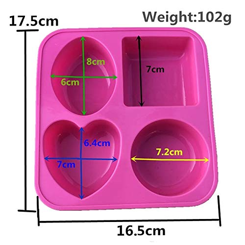 Inditradition Silicone Baking Pan Mould Cupcake Mould Assorted Colour - Image 5