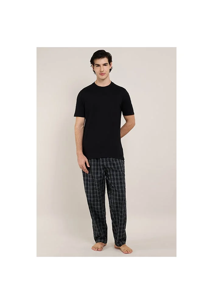 R&b Plaid Lounge Pants with Drawstring Waist