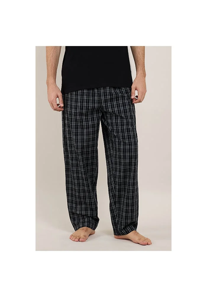 R&b Plaid Lounge Pants with Drawstring Waist