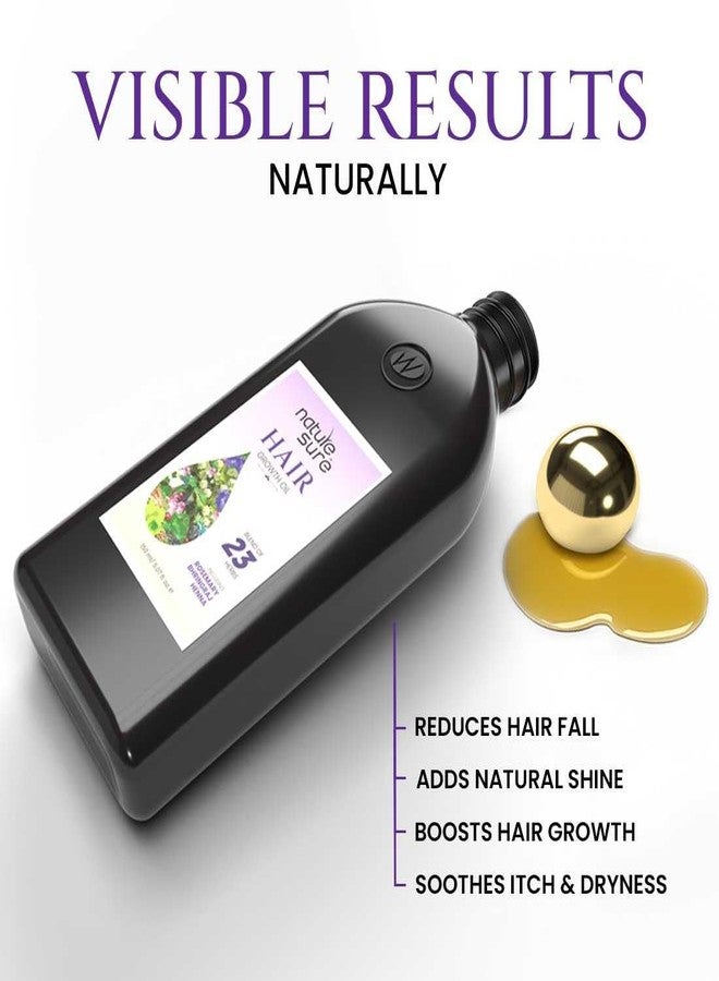Nature Sure 150ml Rosemary Hair Oil for Healthy Hair with Bhringraj and Henna, Moisturises Dry Hair, Non Sticky & Non Greasy - Pack of 1 - Image 5