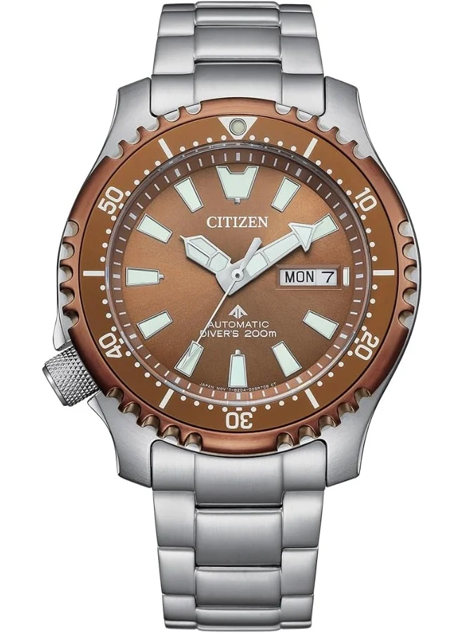 CITIZEN Citizen Automatic Watch NY0164-65X, Silver, Bracelet