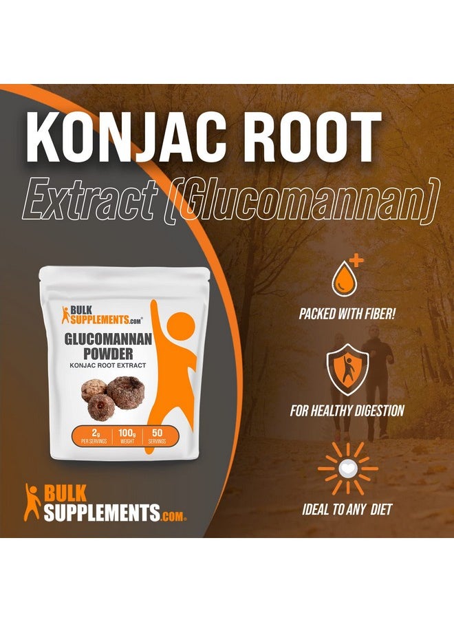 BulkSupplements Konjac Root Extract Powder Konjac Root Powder Glucomannan Powder Konjac Powder Fiber Supplement Powder 2G (2000Mg) Per Serving 50 Servings (100 Grams 3.5 Oz)  - Image 4