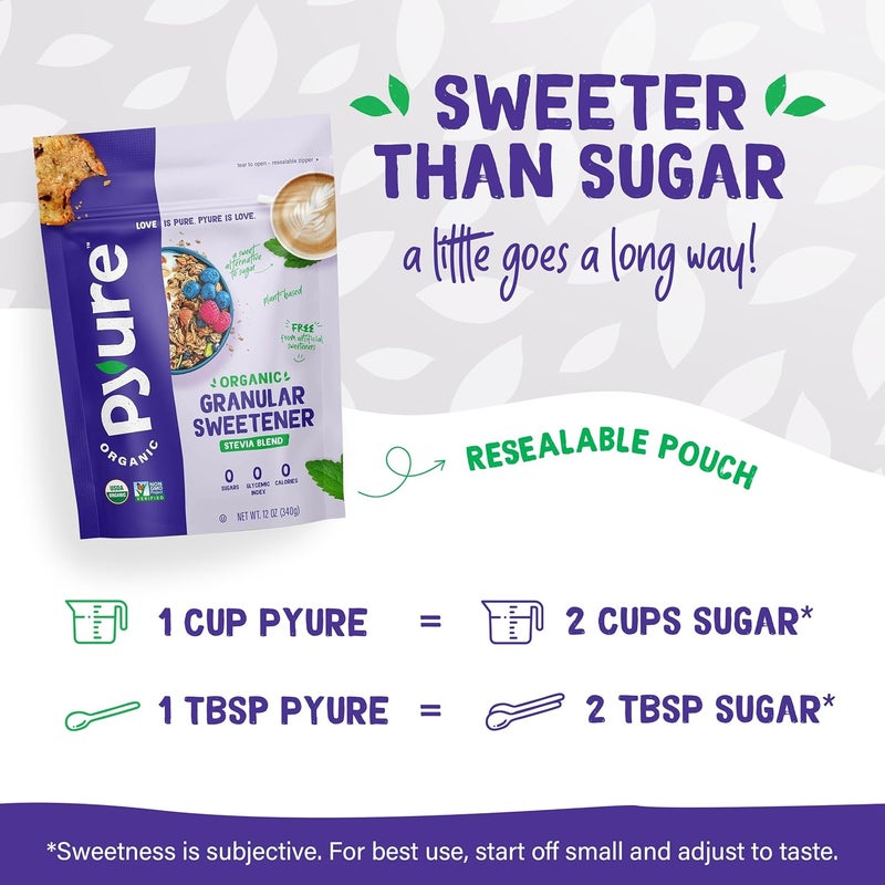Pyure Organic Stevia Blend Granular Sweetener - Image 3