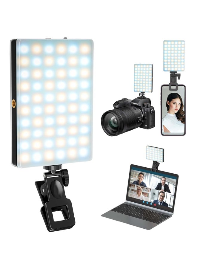 Portable Phone Selfie Light – 60 LEDs with 3000mAh Battery – USB Rechargeable for Live Streaming & Video Calls - Image 2