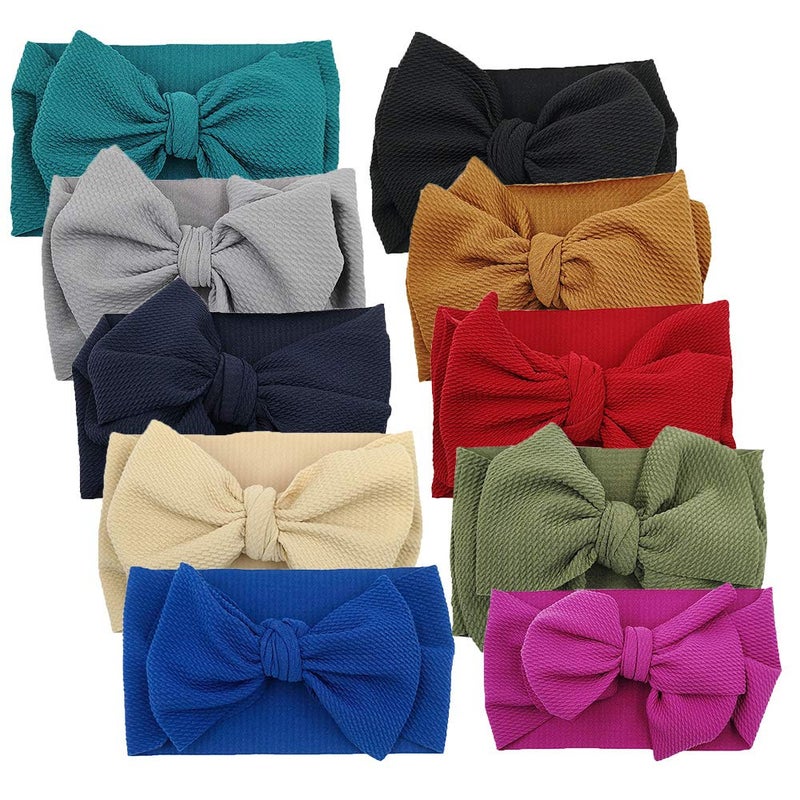 European and American foreign trade new cloth art children's headdress DIY wide headband baby headband big butterfly end hairband set KK01-28-9-11-7-12-1-8-21-42-22 each as a set - Image 1