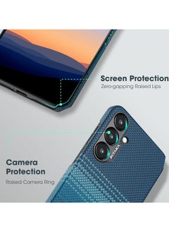 PITAKA PITAKA Magnetic Case for Samsung Galaxy S24 Plus,Super Thin and Lightweight Phone Case Made from Premium 1500D Aramid Fibre Compatible with Magsafe [MagEZ Case 4-Fusion Weaving] Moonrise  - Image 4