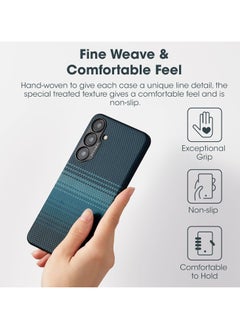 PITAKA PITAKA Magnetic Case for Samsung Galaxy S24 Plus,Super Thin and Lightweight Phone Case Made from Premium 1500D Aramid Fibre Compatible with Magsafe [MagEZ Case 4-Fusion Weaving] Moonrise  - Image 5