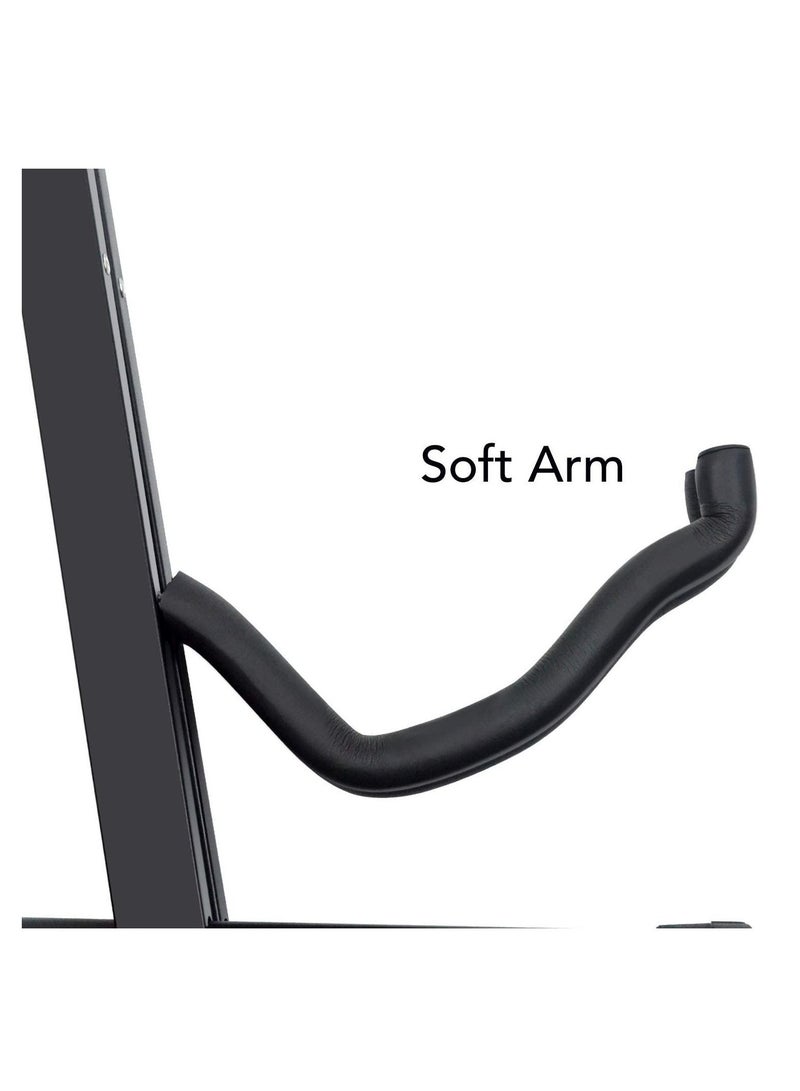 Mike Music Guitar Stand,Portable A-frame Guitar Floor Stand for Acoustic Guitar,Classic Guitar,Electric Guitars,Bass,Ukulele (2-Pack, Black)  - Image 5