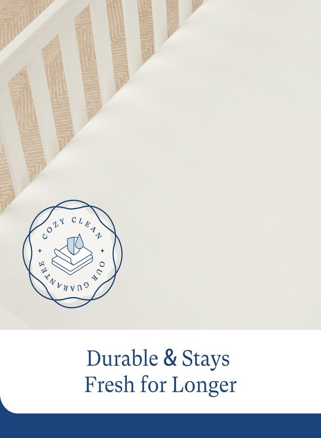 PurComfy Supersoft Diaper Changing Pad Covers, 2-Pack Premium Bamboo Viscose Change Table Pad Covers for Baby Girls and Boys, Hypoallergenic Stretchy Changing Table Cover Sheets - Image 4