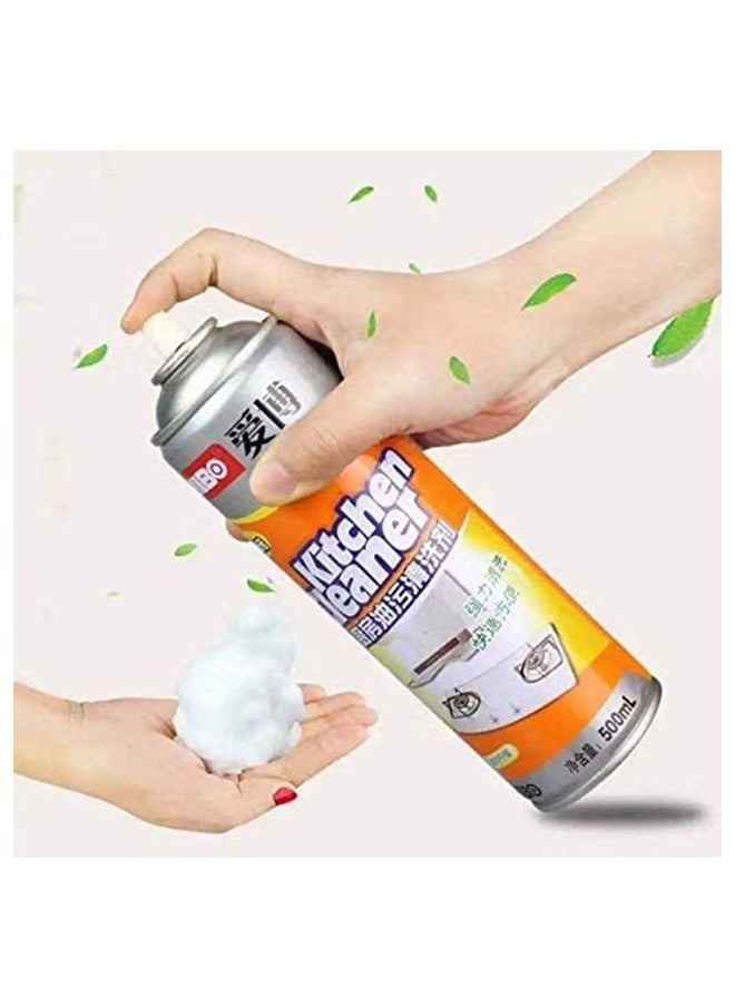 Yameem - Multifunction kitchen cleaner, 500 ML Oil Stain Removing Hood Oven magic kitchen stain cleaner kitchen cleaning spray Grease Bubble Liquid Kitchen Foam Cleaner All - Image 1