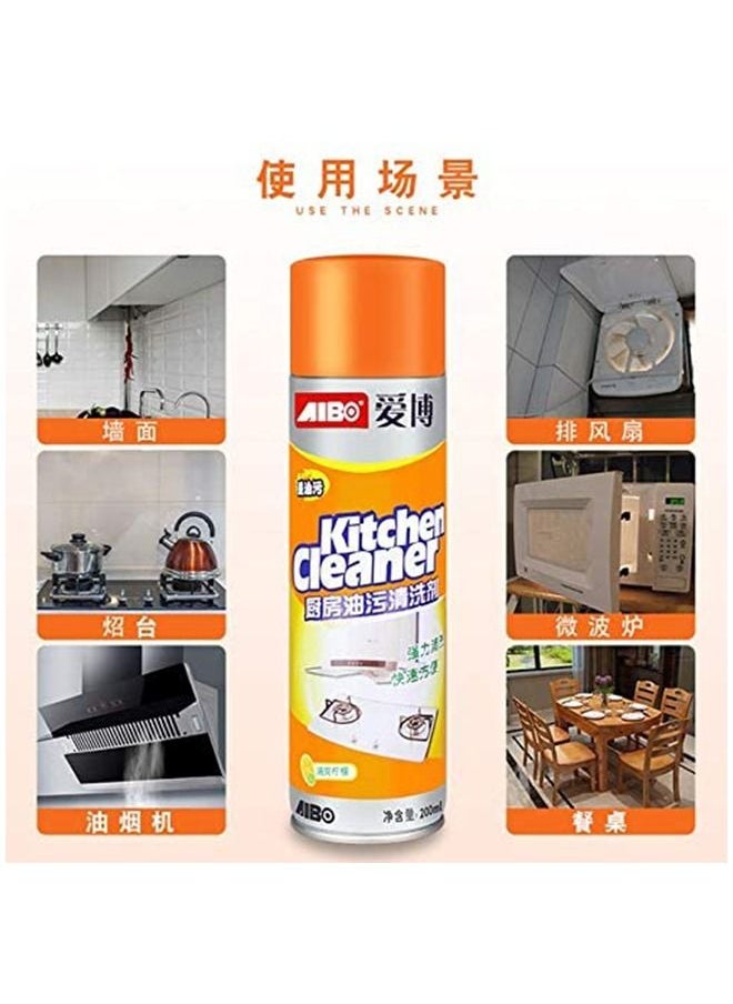 Yameem - Multifunction kitchen cleaner, 500 ML Oil Stain Removing Hood Oven magic kitchen stain cleaner kitchen cleaning spray Grease Bubble Liquid Kitchen Foam Cleaner All - Image 1