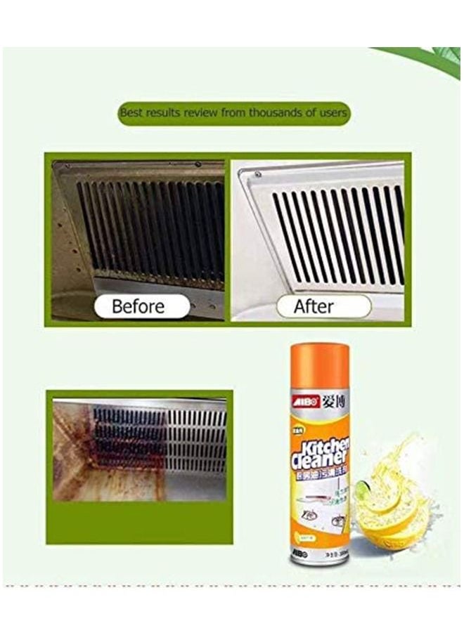Yameem - Multifunction kitchen cleaner, 500 ML Oil Stain Removing Hood Oven magic kitchen stain cleaner kitchen cleaning spray Grease Bubble Liquid Kitchen Foam Cleaner All - Image 1