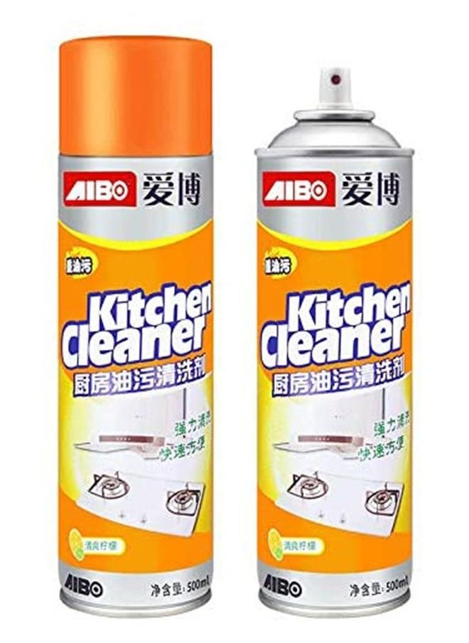 Yameem - Multifunction kitchen cleaner, 500 ML Oil Stain Removing Hood Oven magic kitchen stain cleaner kitchen cleaning spray Grease Bubble Liquid Kitchen Foam Cleaner All - Image 1