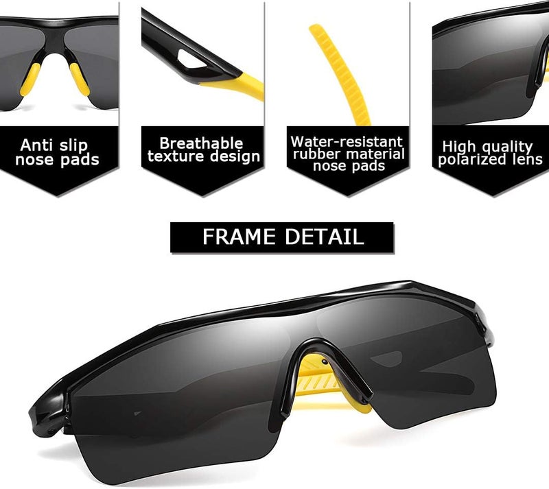 FEISEDY Kids Teens Baseball Polarized Sunglasses Sports TR90 Frame Boys Girls Cycling B2454 - Image 5