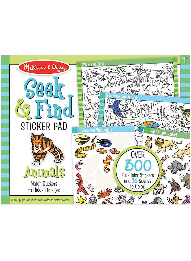 ميليسا آند دوج ابحث عن حيوان لوحة الملصقات وابحث عنه - Image 1